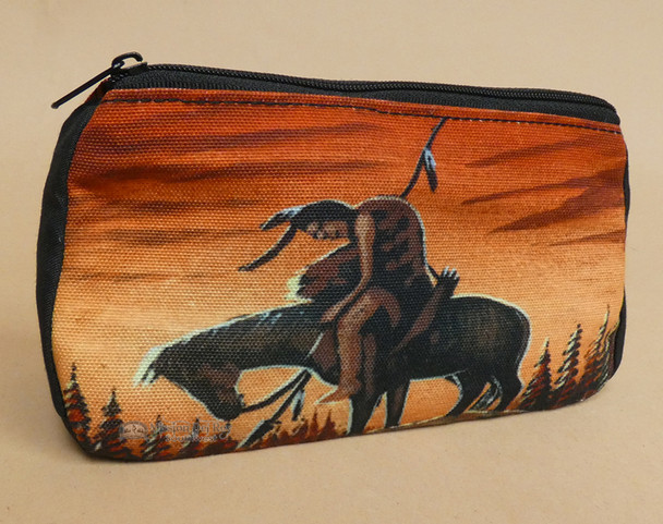 Southwestern Printed Cosmetic Bag -End of Trail