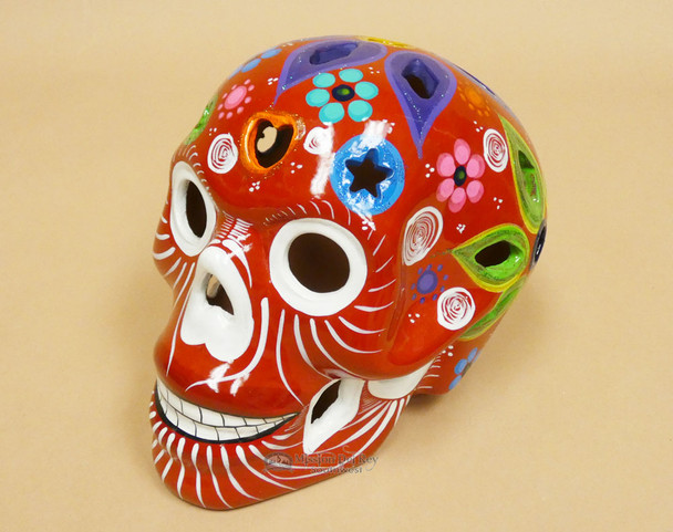 Day of the Dead Lantern Sugar Skull