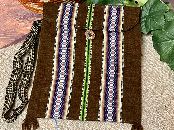 Handwoven Huallhuas Tote Bag