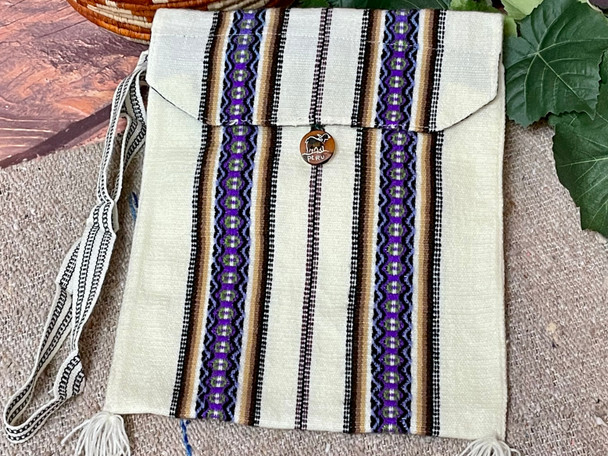 Handwoven Huallhuas Tote Bag