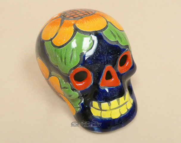 Hand Painted Day of the Dead Skull