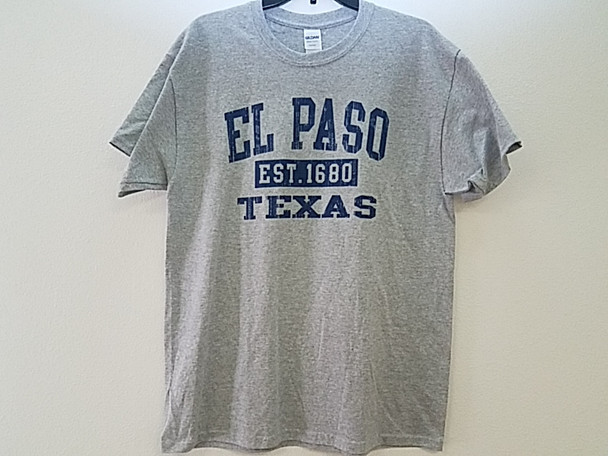 Premium El Paso T Shirt - Heather Grey Medium