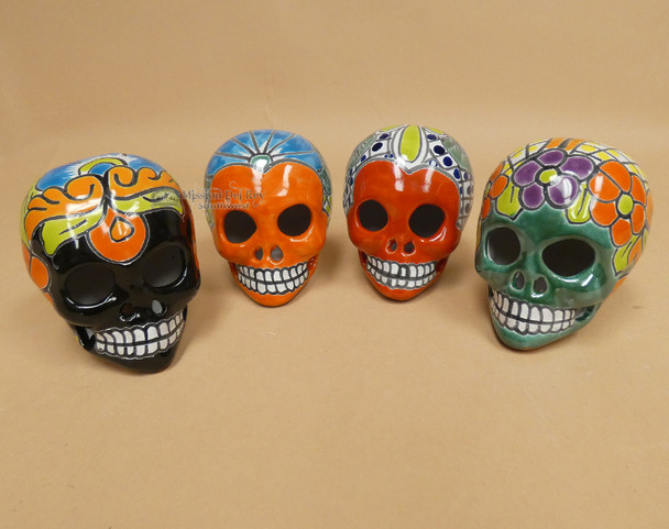Assorted Hand Painted Day of the Dead Skulls