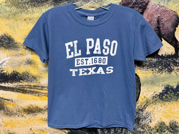 Premium El Paso Kid's T Shirt - Denim