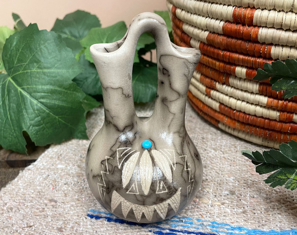 Navajo Horsehair Wedding Vase