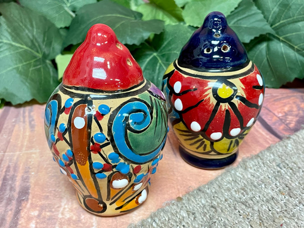 Talavera Pottery Salt & Pepper Shaker Set