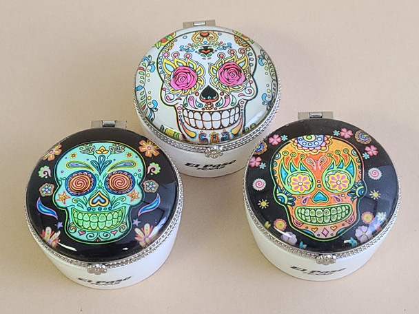 Assorted El Paso, TX Day Of The Dead Jewelry boxes