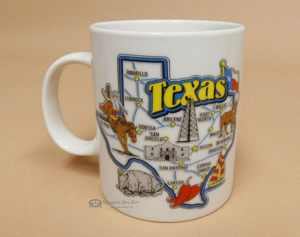 Texas Map -Coffee Mug