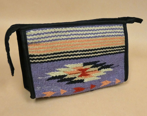 Woven Cotton Makeup Bag