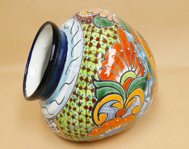 Hand Painted Mexican Talavera Planter