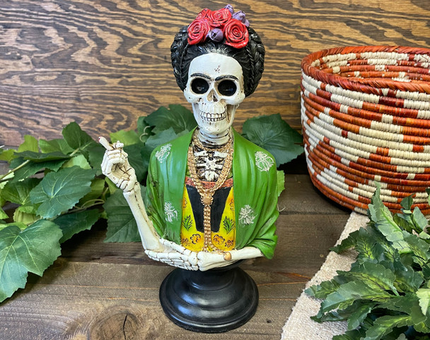 Day of the Dead Frida Kahlo Statue