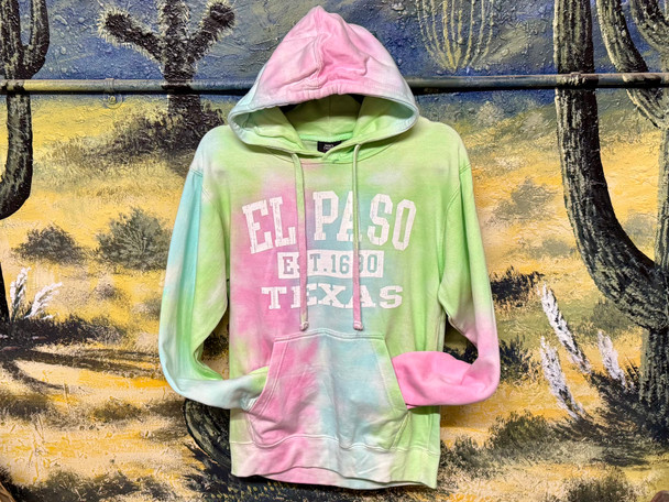 El Paso Tie Dye Hoodie -Pastel