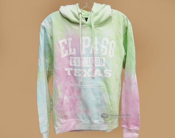 El Paso Tie Dye Hoodie -Pastel