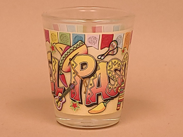 El Paso Shot Glass -Fiesta