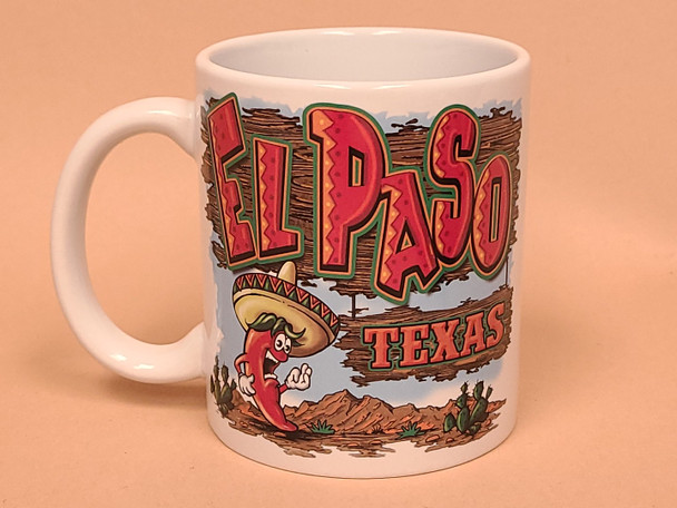 El Paso, Texas Mug -Festive Chili