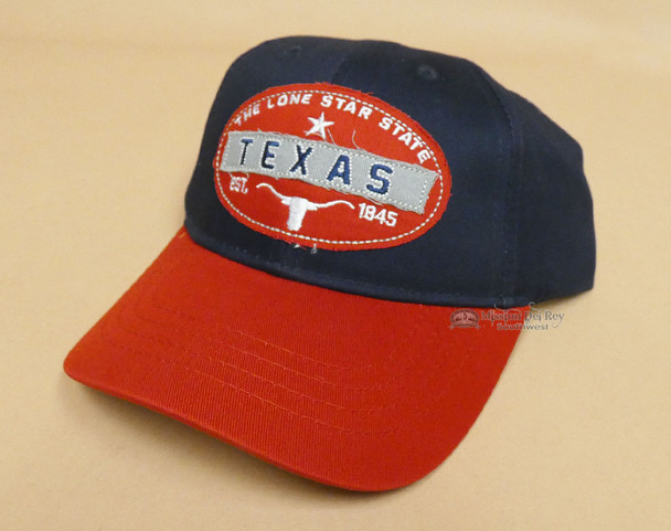 Texas Longhorn Baseball Cap -Red & Blue