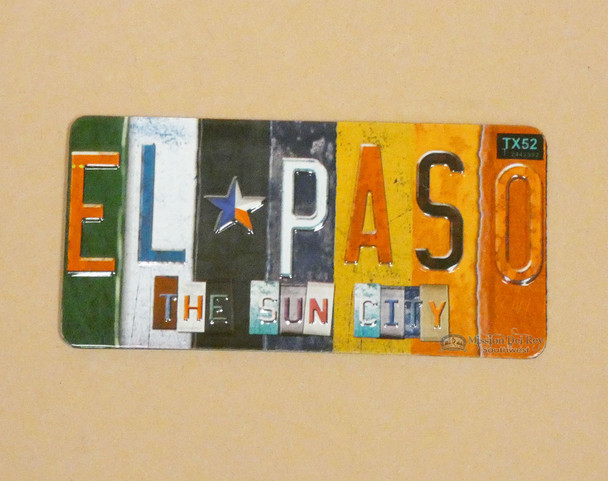 El Paso License Plate Magnet