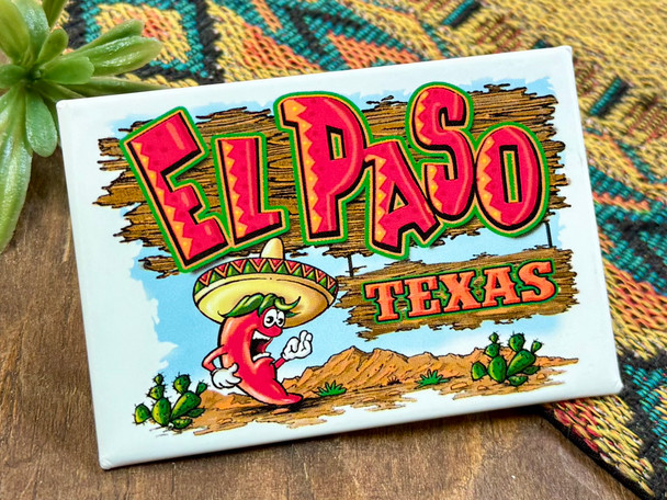 El Paso Festive Chili Magnet