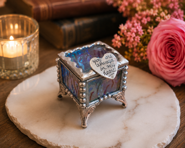 Stained Glass Fairy Ring Box