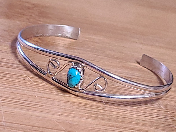 Navajo Sterling Silver Cuff Bracelet