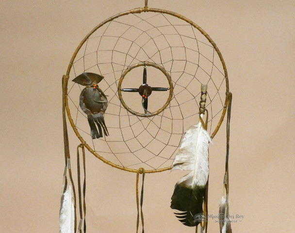 Old Style Navajo Medicine Wheel Dream Catcher