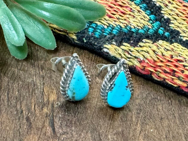 Native American Silver Earrings