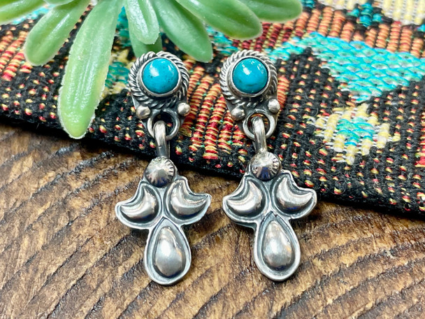 Sterling Silver Earrings -Navajo