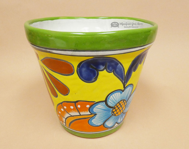 Hand Painted Mexican Talavera Pot