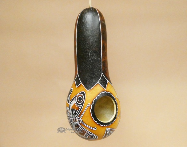 Andean Etched Gourd Bird House