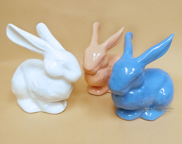 Hand Painted Lying Rabbit