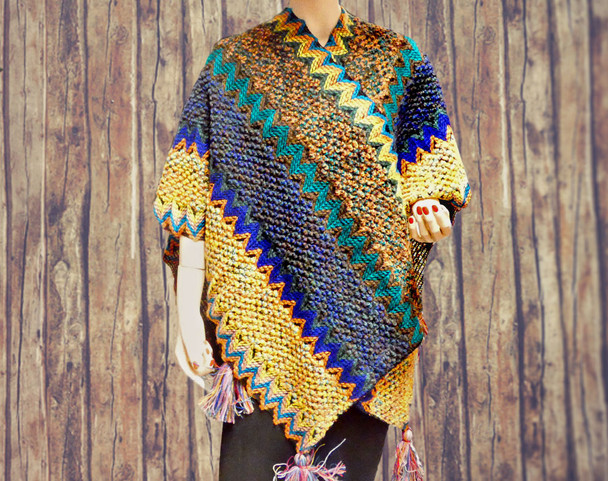 Southwestern Multicolored Shawl