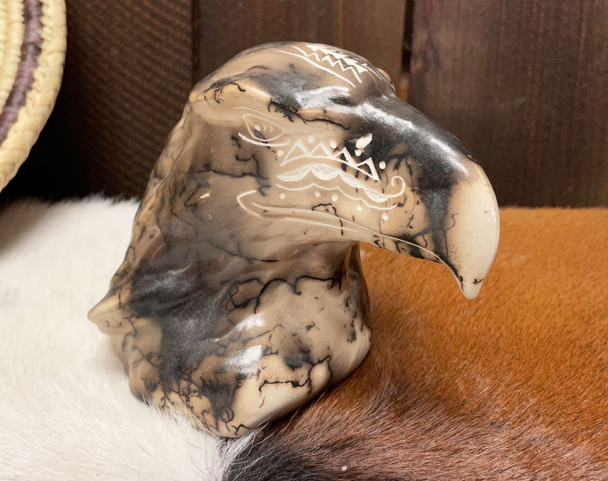 Navajo Horsehair Pottery Eagle