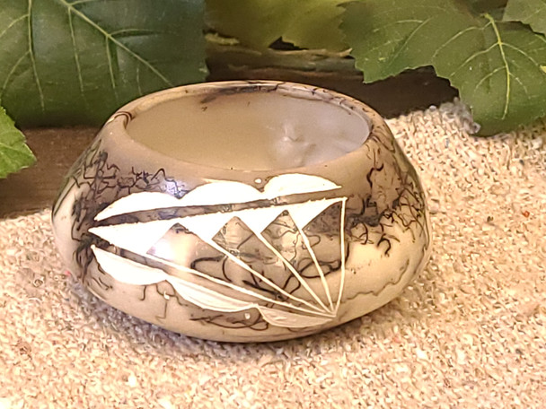 Navajo Horsehair Miniature Pottery vase