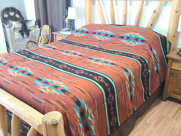 Southwestern Bedspread - Sedona Twin (Queen Shown)