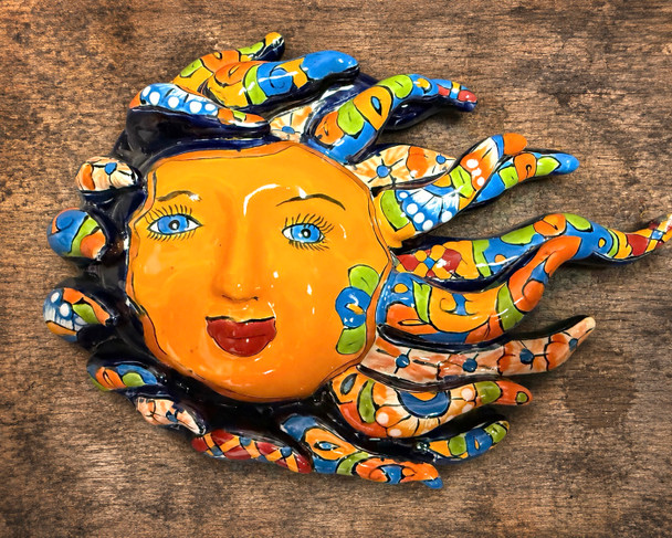 Mexican Talavera Wind Blown Sun