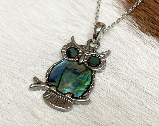 Owl Pendant Necklace w/ Chain