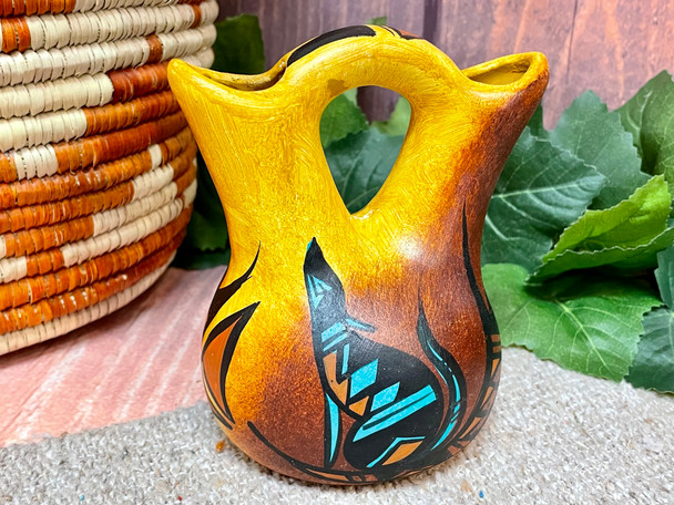 Mexican Wedding Vase -Wolf