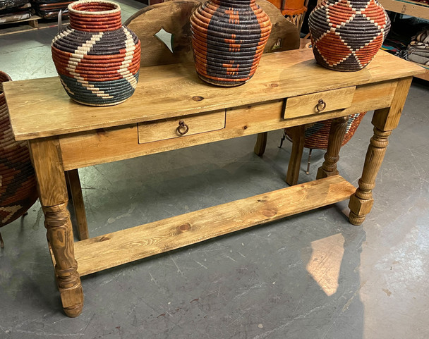 Western Wood Sofa Table