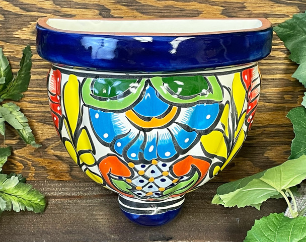 Hand Painted Talavera Wall Planter