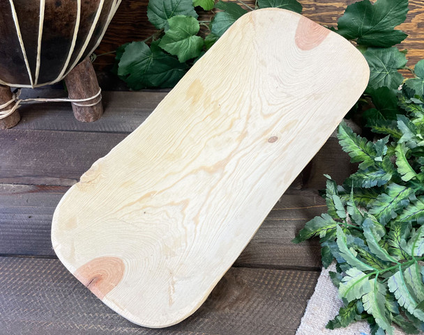 Rustic Wood Dough Bowl