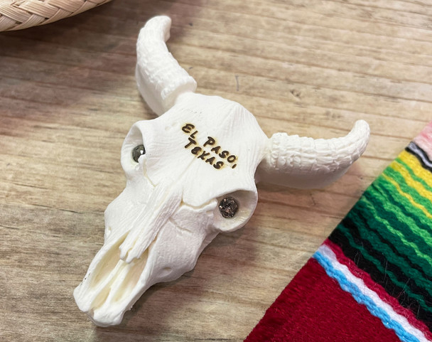 El Paso Souvenir Magnet -Steer Skull