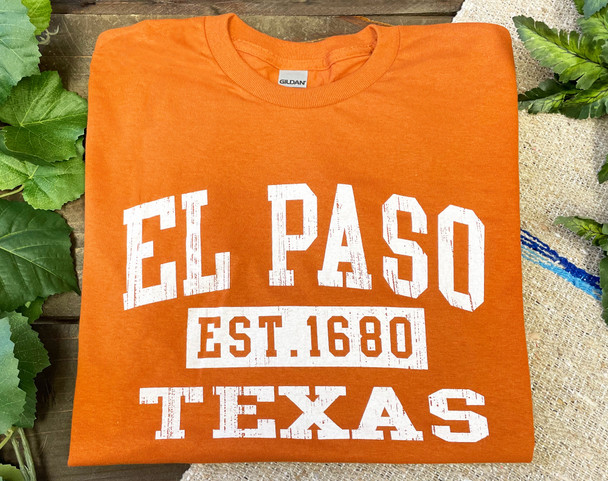 El Paso Shirt -Texas Orange