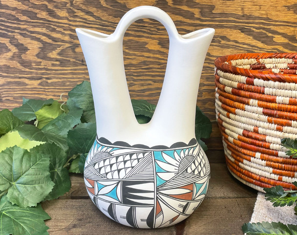 Tigua Indian Wedding Vase