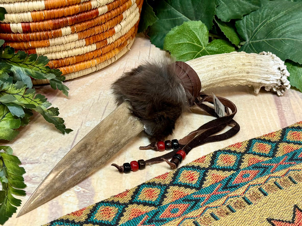 Creek Indian Bone & Antler Knife