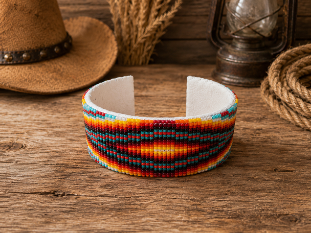 Navajo Beaded Cuff Bracelet
