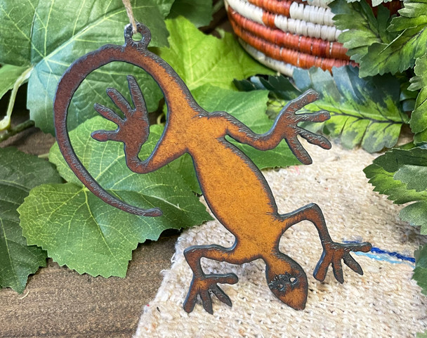 Metal Art Ornament -Lizard