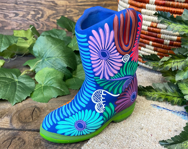 Ceramic Hand Painted Boot