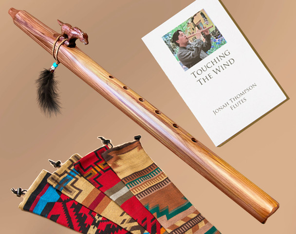 Native American Cedar Flute -Horse F#