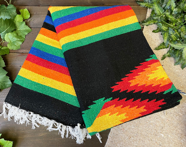 Woven Southwestern Fiesta Blanket