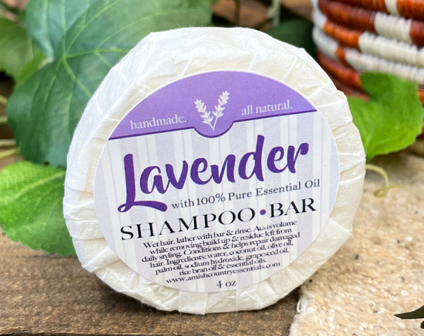 Amish Shampoo Bar -Lavender